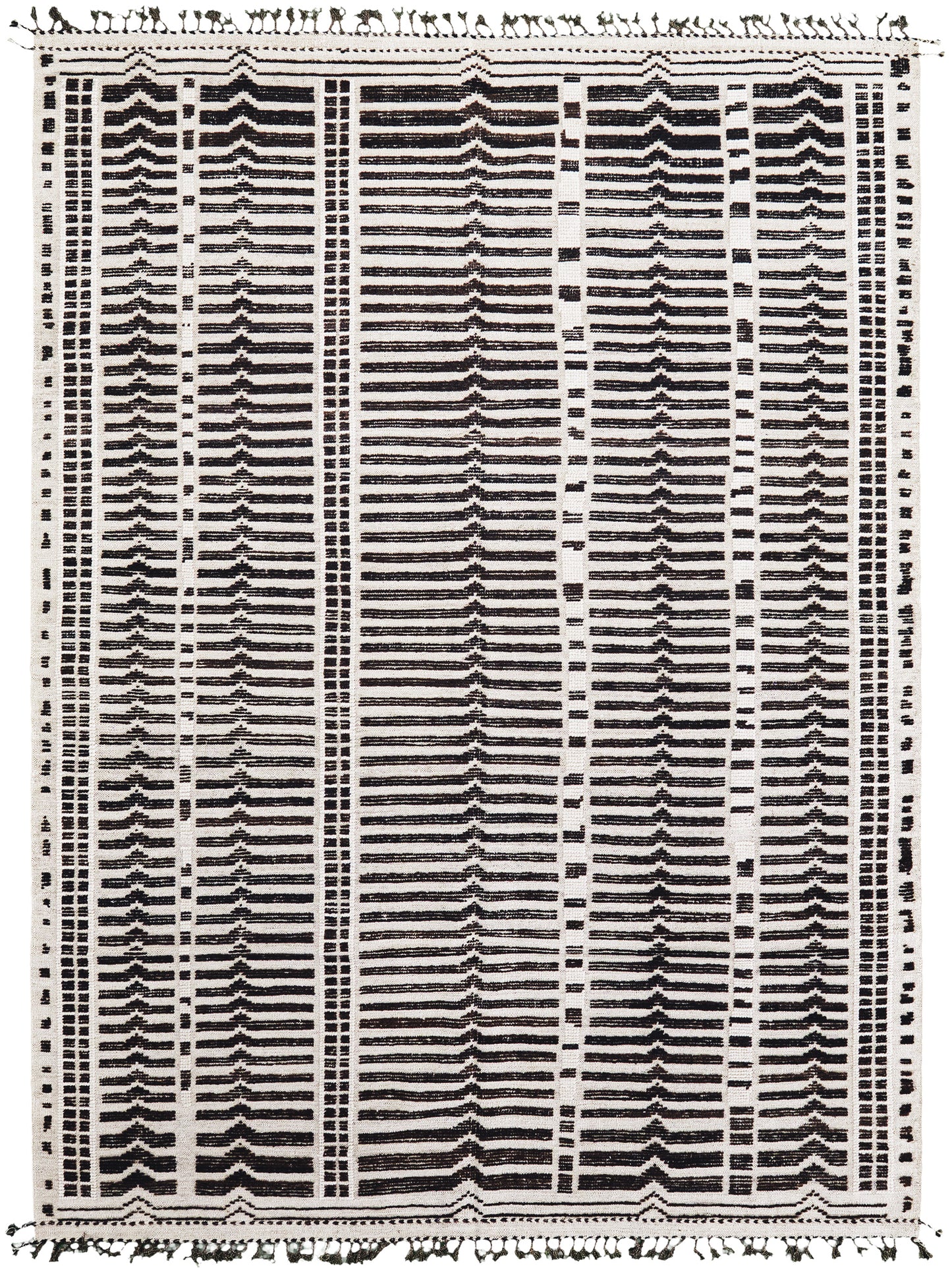 Tala, Atlas Collection, Ivory Brown - one-of-a-kind handmade area rug [#3]