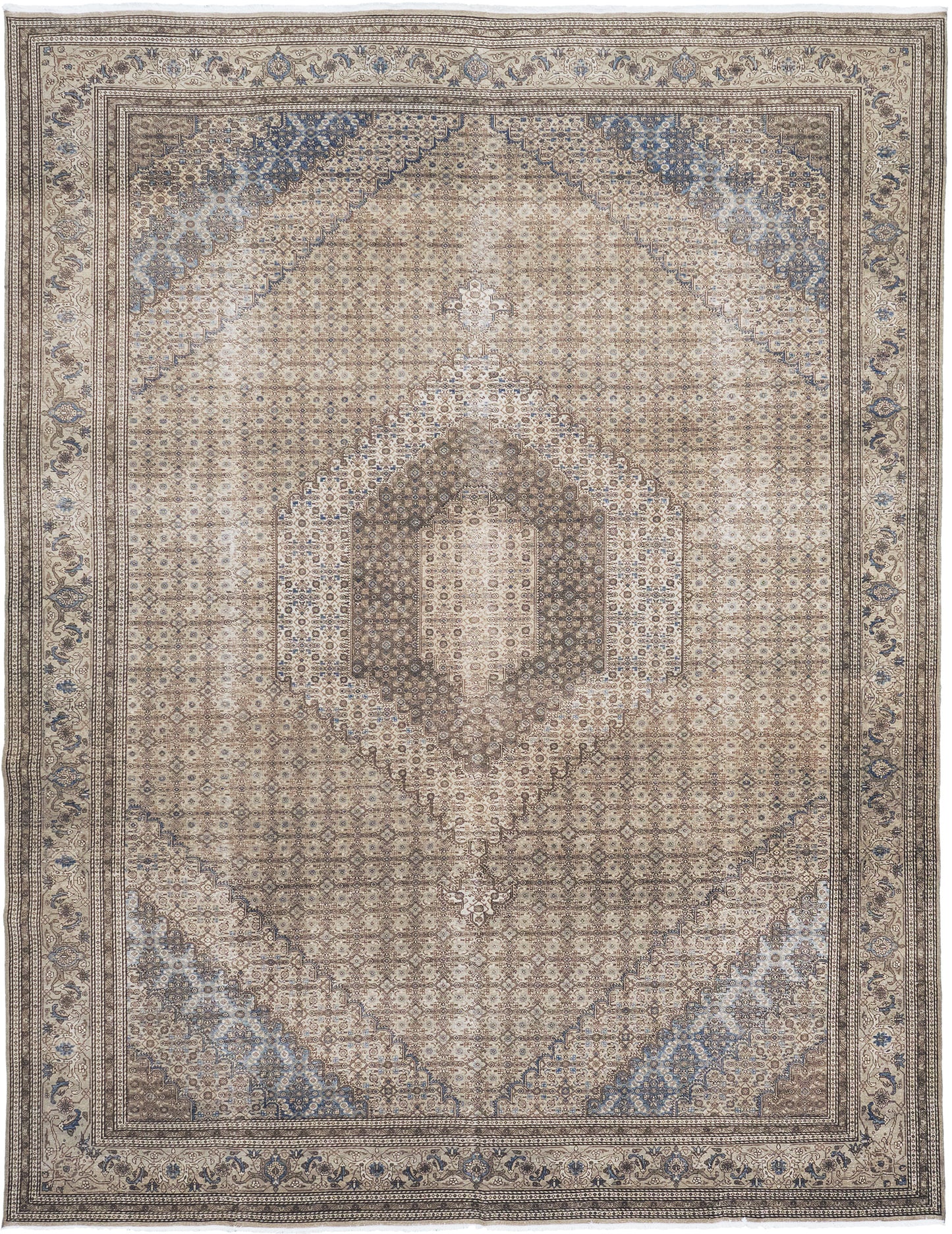 Antique Persian Tabriz - one-of-a-kind handmade area rug [#38]