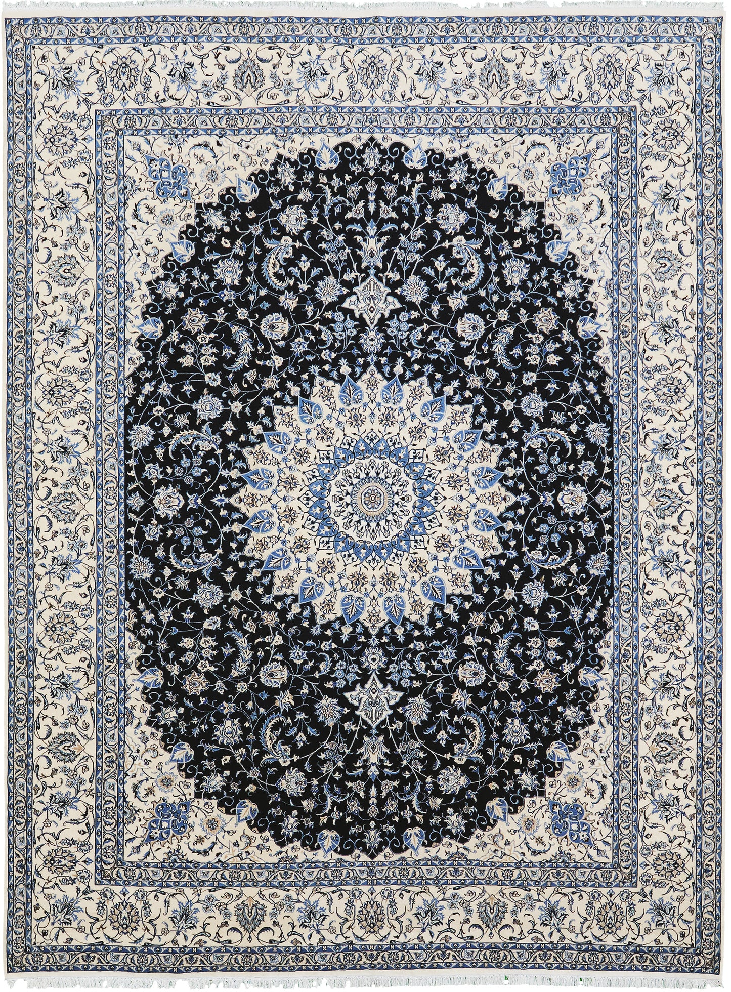 Ex-Fine Persian Nain 6 Ply - one-of-a-kind handmade area rug [#2]