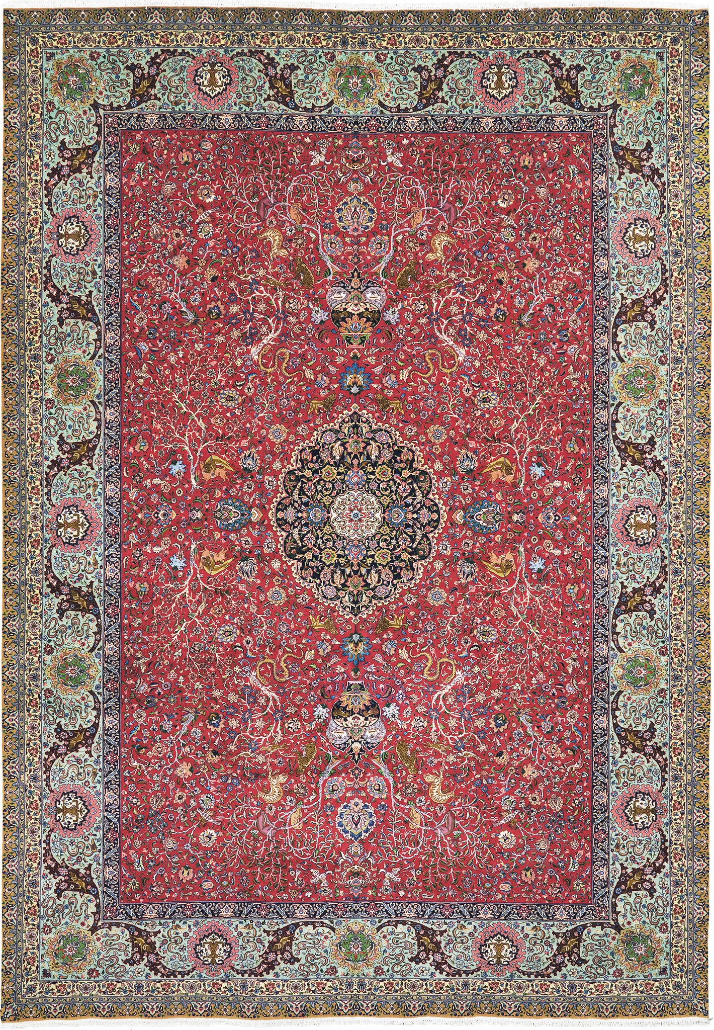 Fine Vintage Persian Tabriz