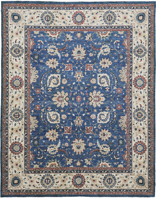 Natural Dye Farahan Revival - artisan revival weave - one-of-a-kind handmade area rug