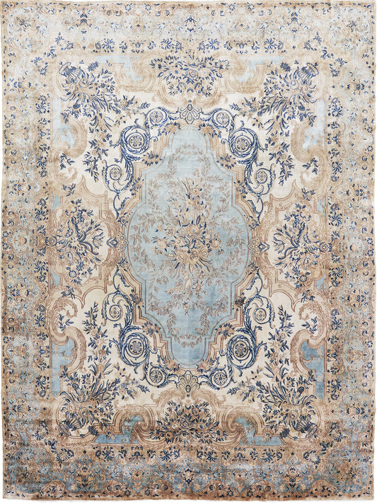 Antique Persian Kerman - one-of-a-kind handmade area rug [#4]