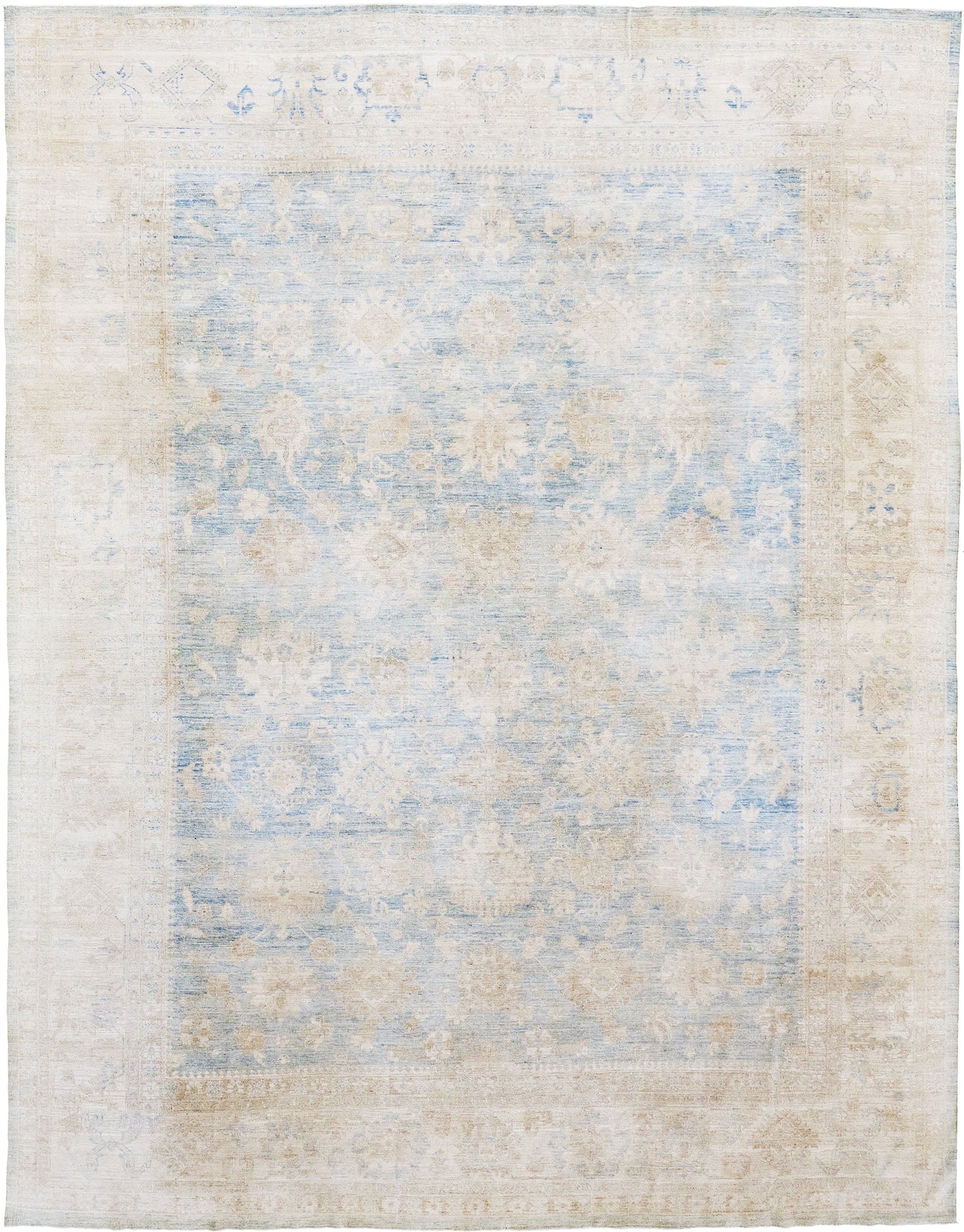 Vintage Style Oushak Revival - one-of-a-kind handmade area rug