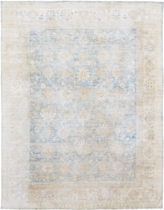 Vintage Style Oushak Revival - one-of-a-kind handmade area rug