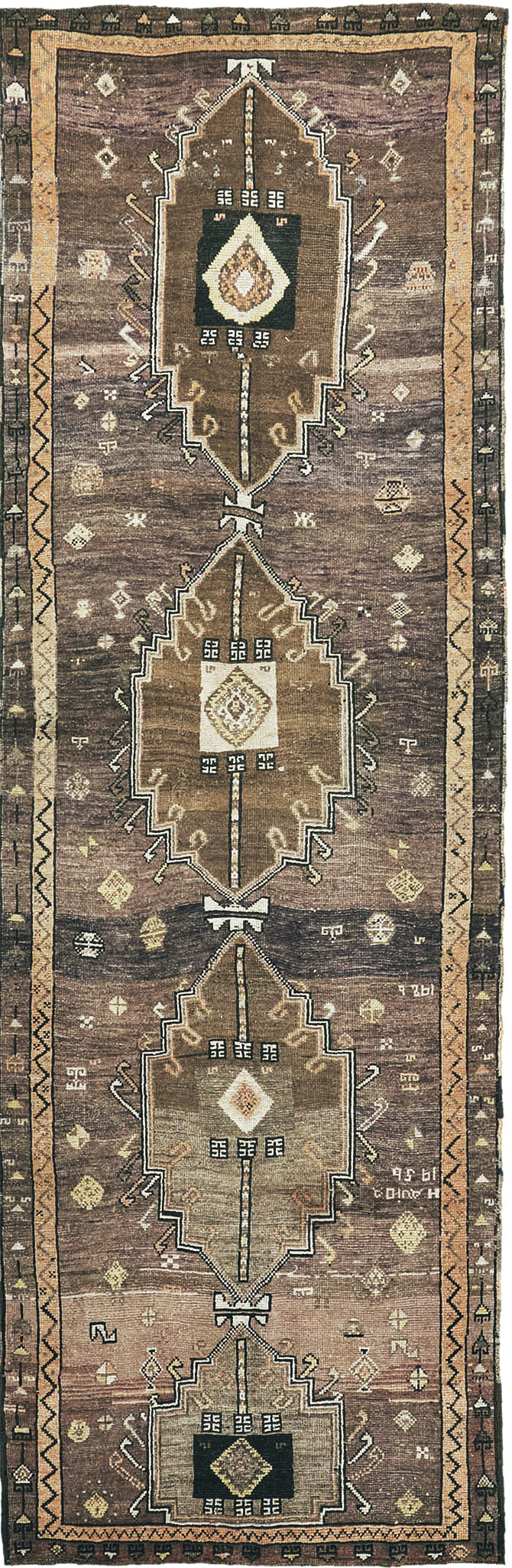 Vintage Turkish Anatolian Kars Runner