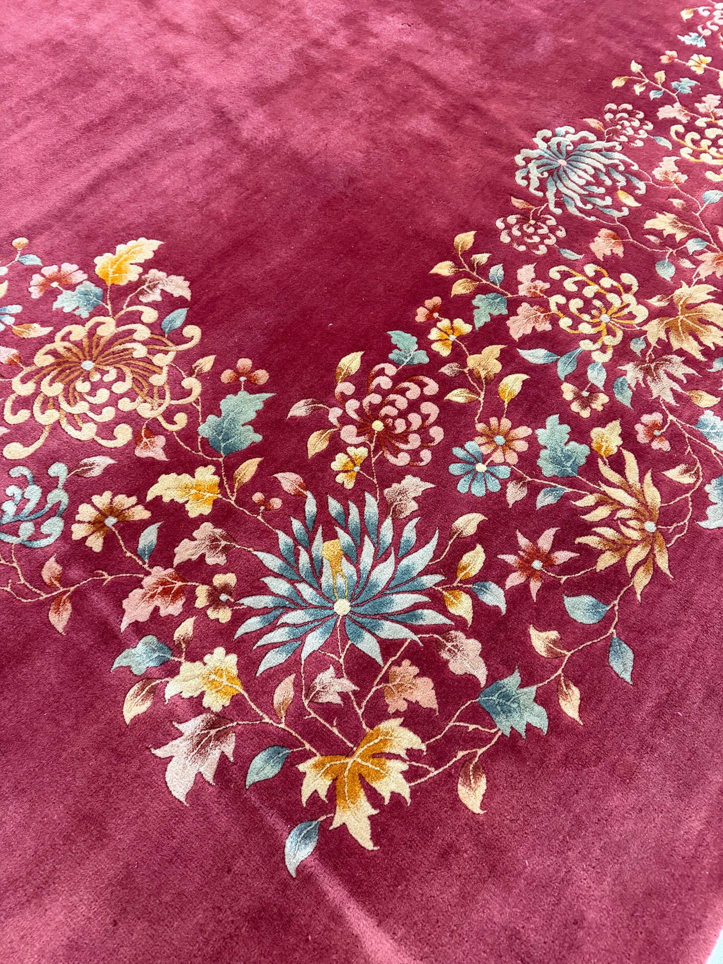 Vintage Chinese Nichol Rug