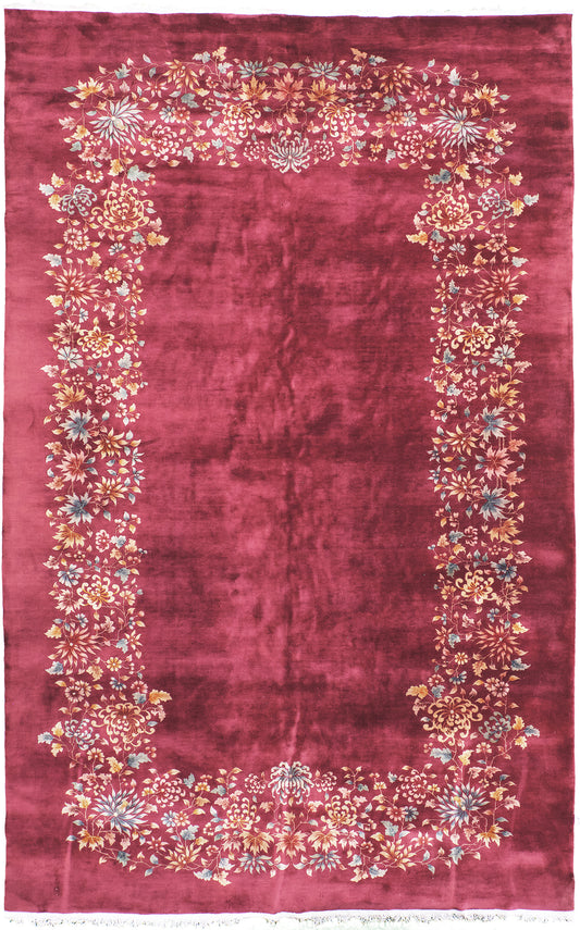 Vintage Chinese Nichol Rug
