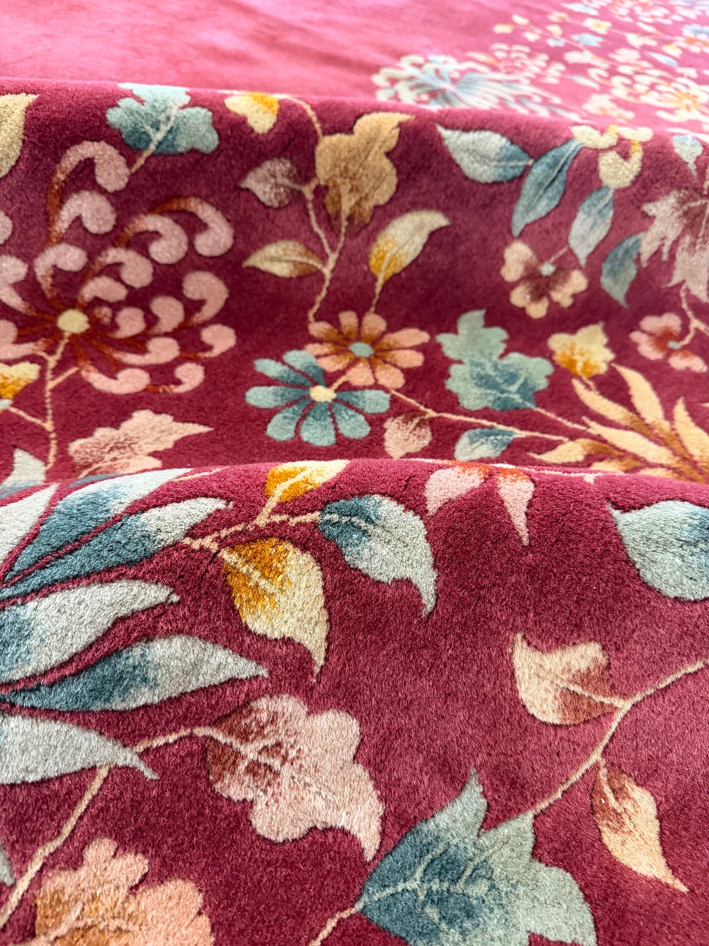 Vintage Chinese Nichol Rug