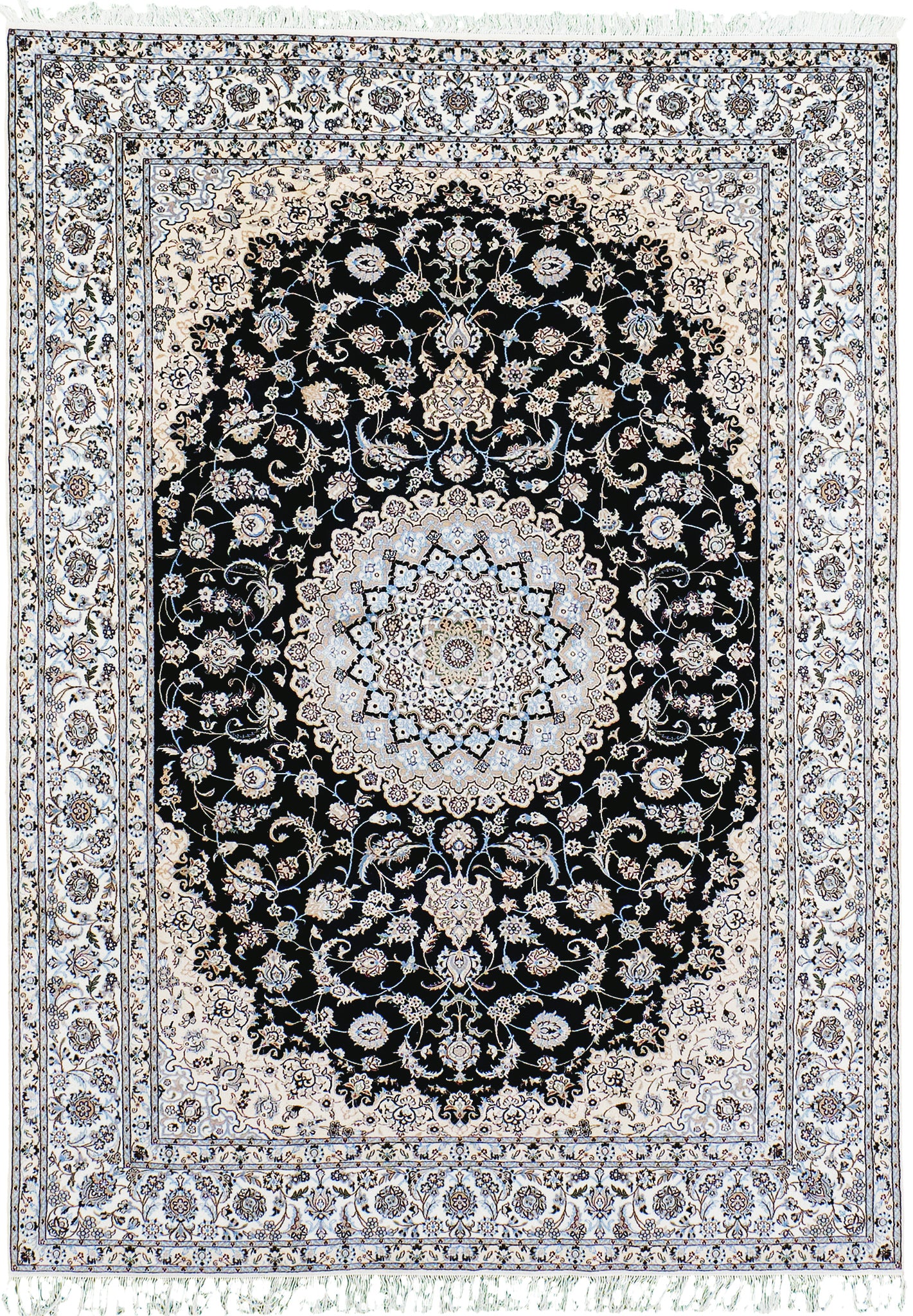 Vintage Ex-Fine Persian Nain