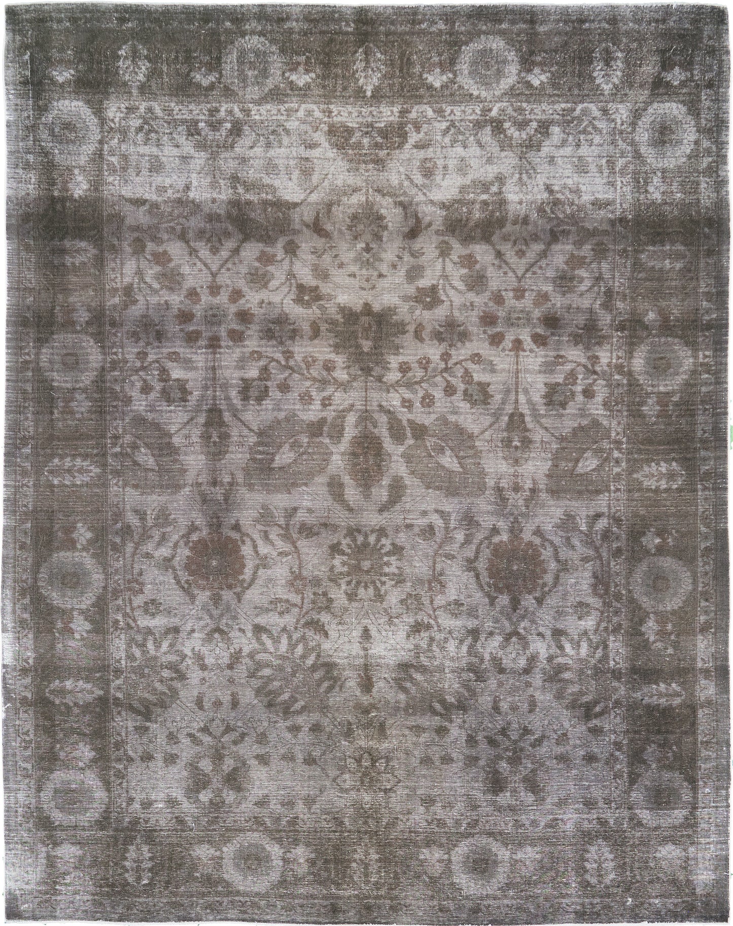 Overdyed Vintage Style Rug