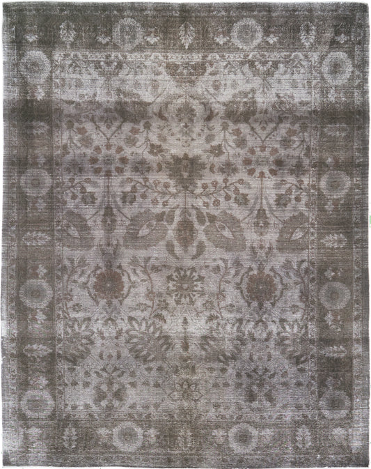 Overdyed Vintage Style Rug
