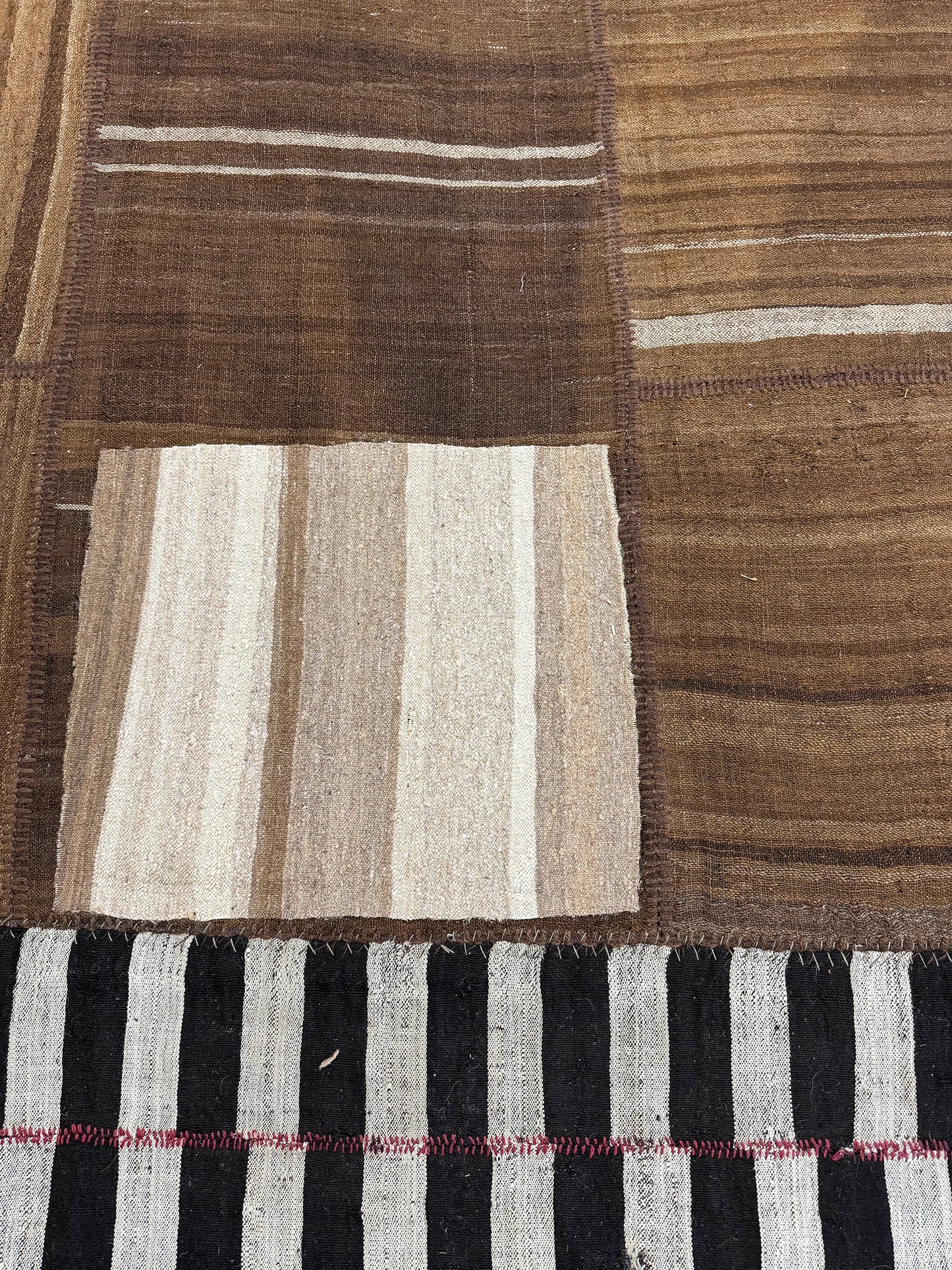 Antique Qashqai Kilim Patchwork
