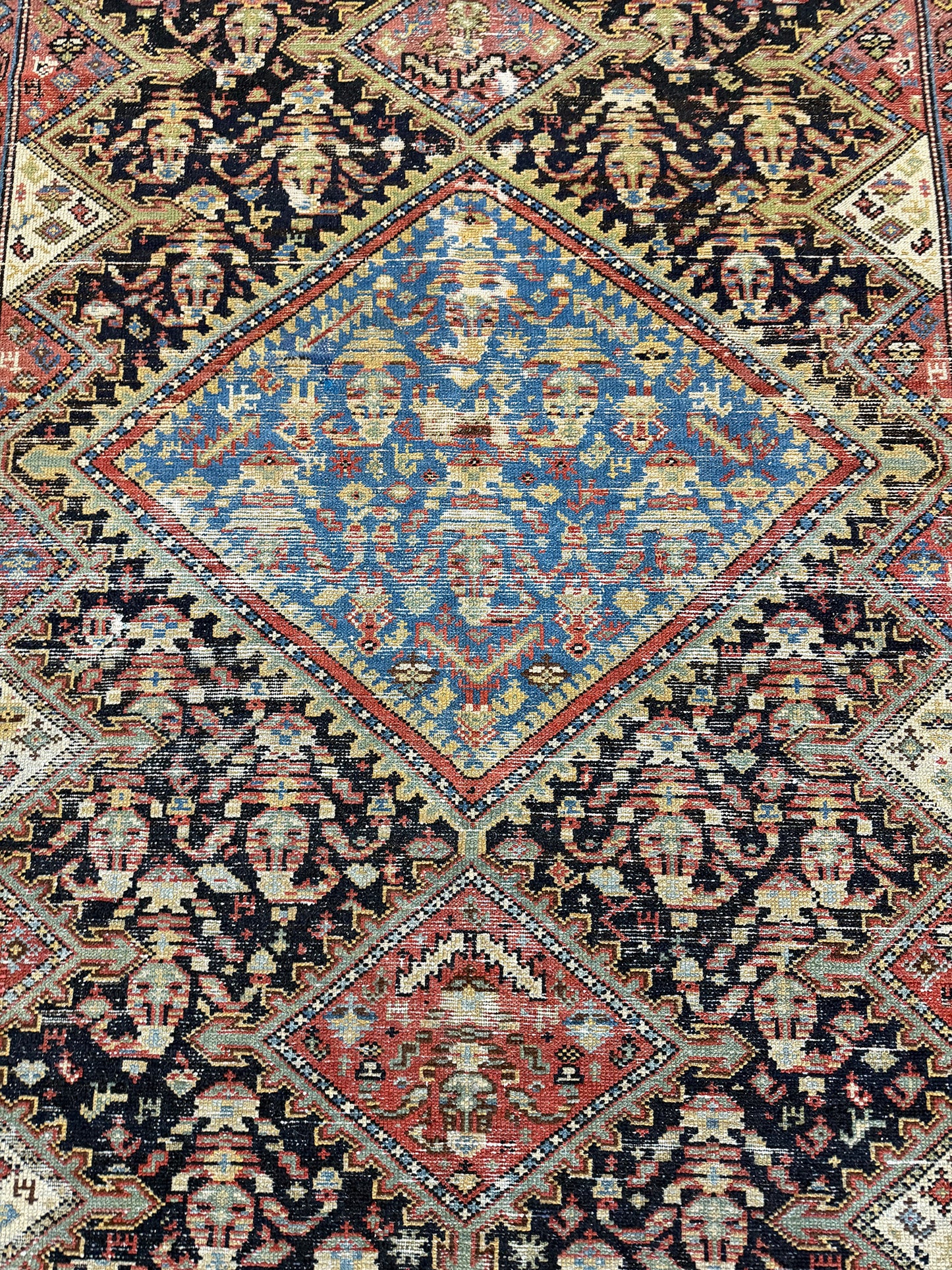 Antique Persian Malayer Gallery Runner