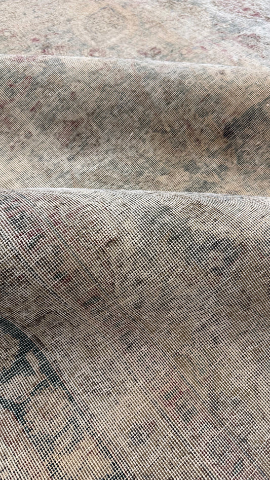 Vintage Distressed Persian Tabriz