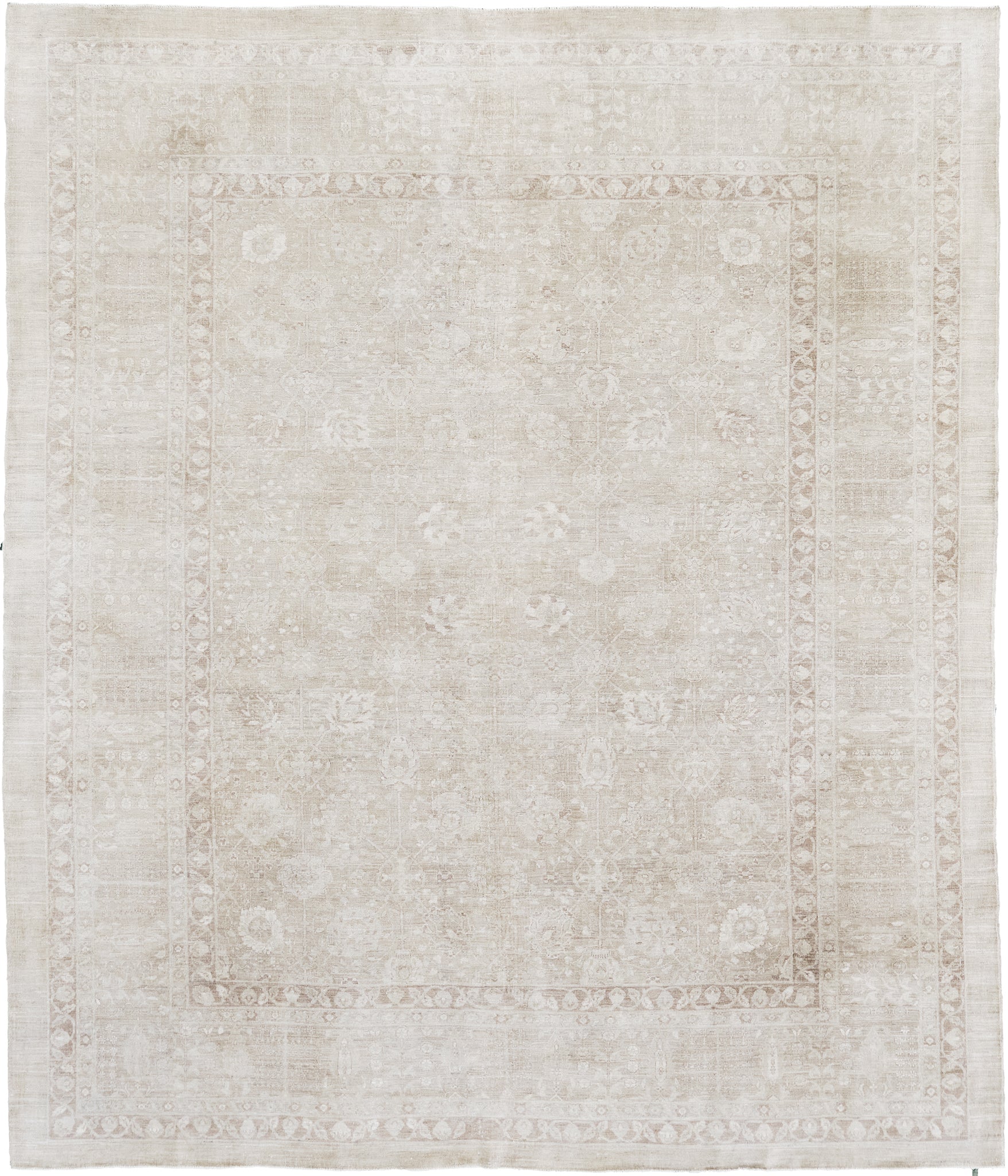Vintage Style Tabriz Revival Rug