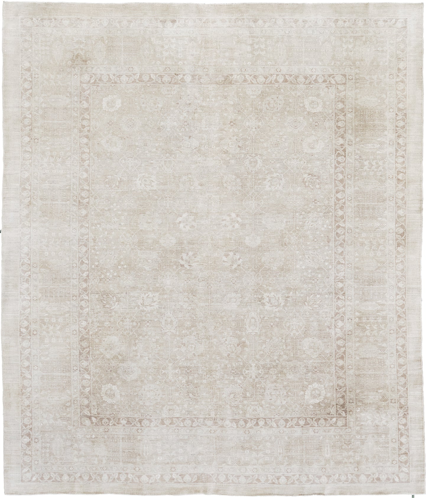 Vintage Style Tabriz Revival Rug