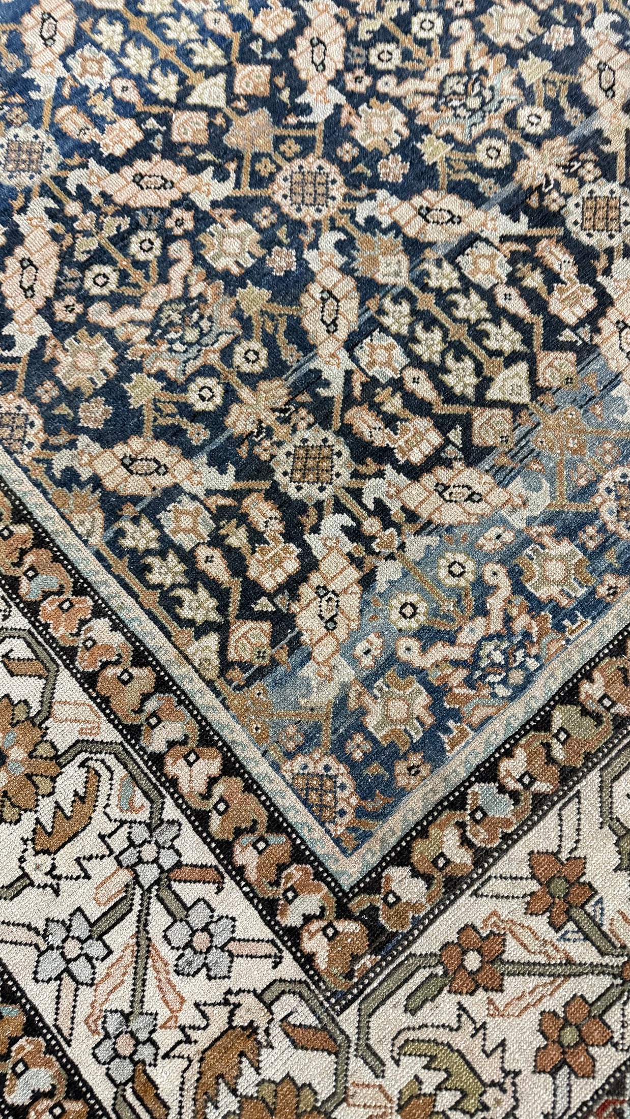 Antique Persian Malayer Gallery Size Runner