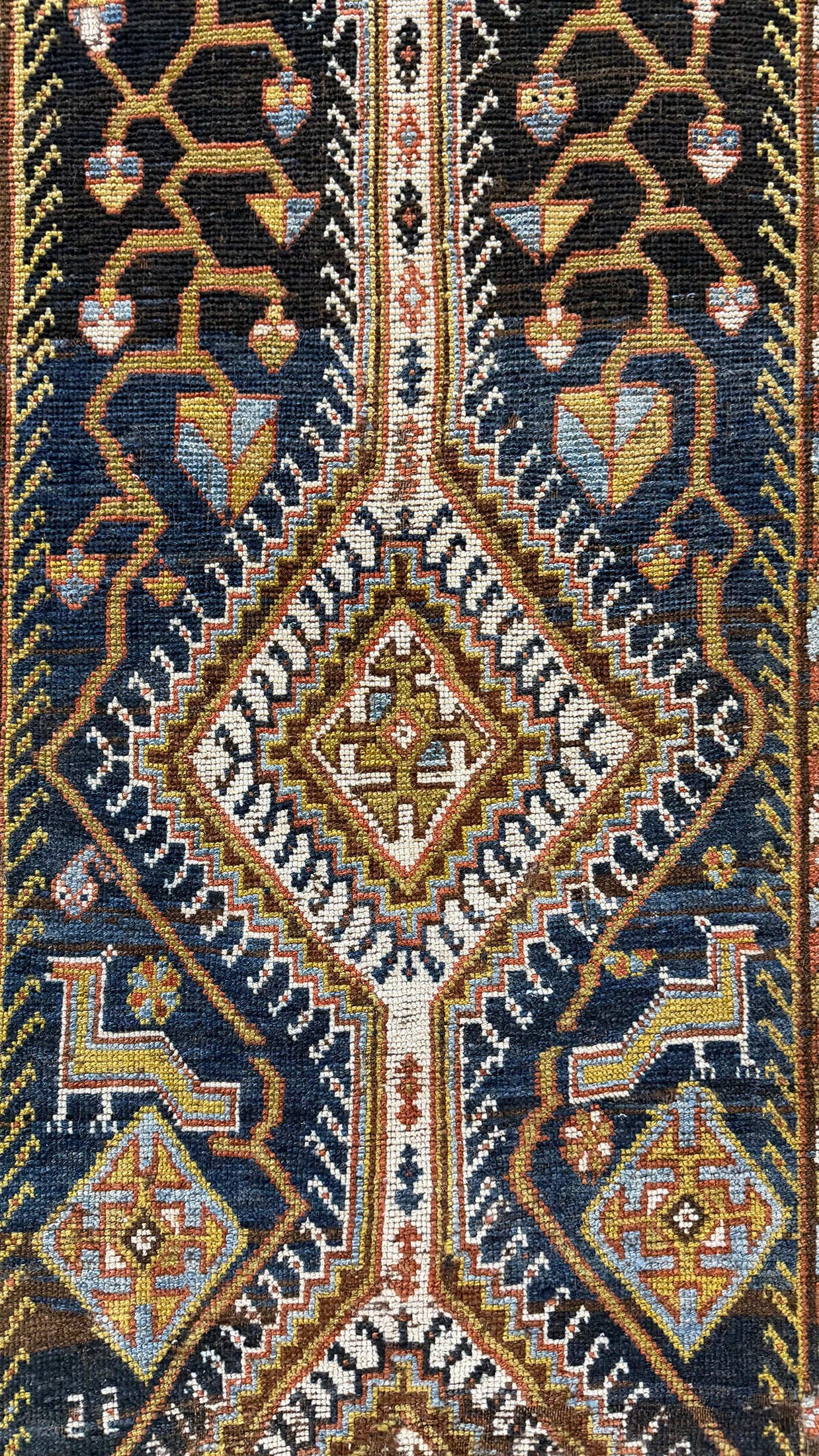 Antique Persian Ghashghaei Runner