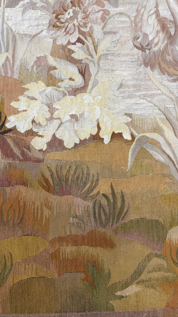 Antique Vertical French Tapestry