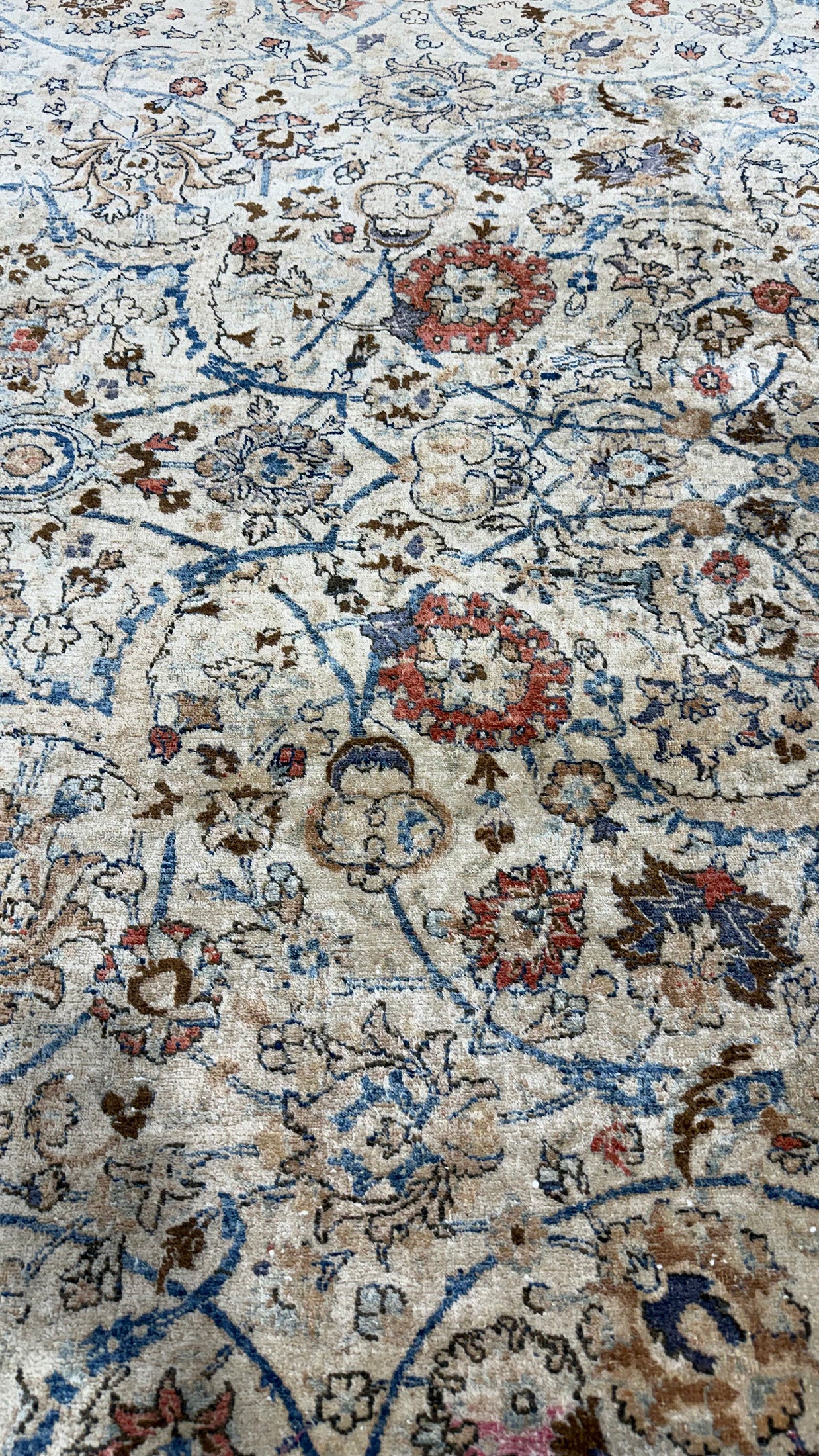 Antique Persian Mashad Signed by Amoghli