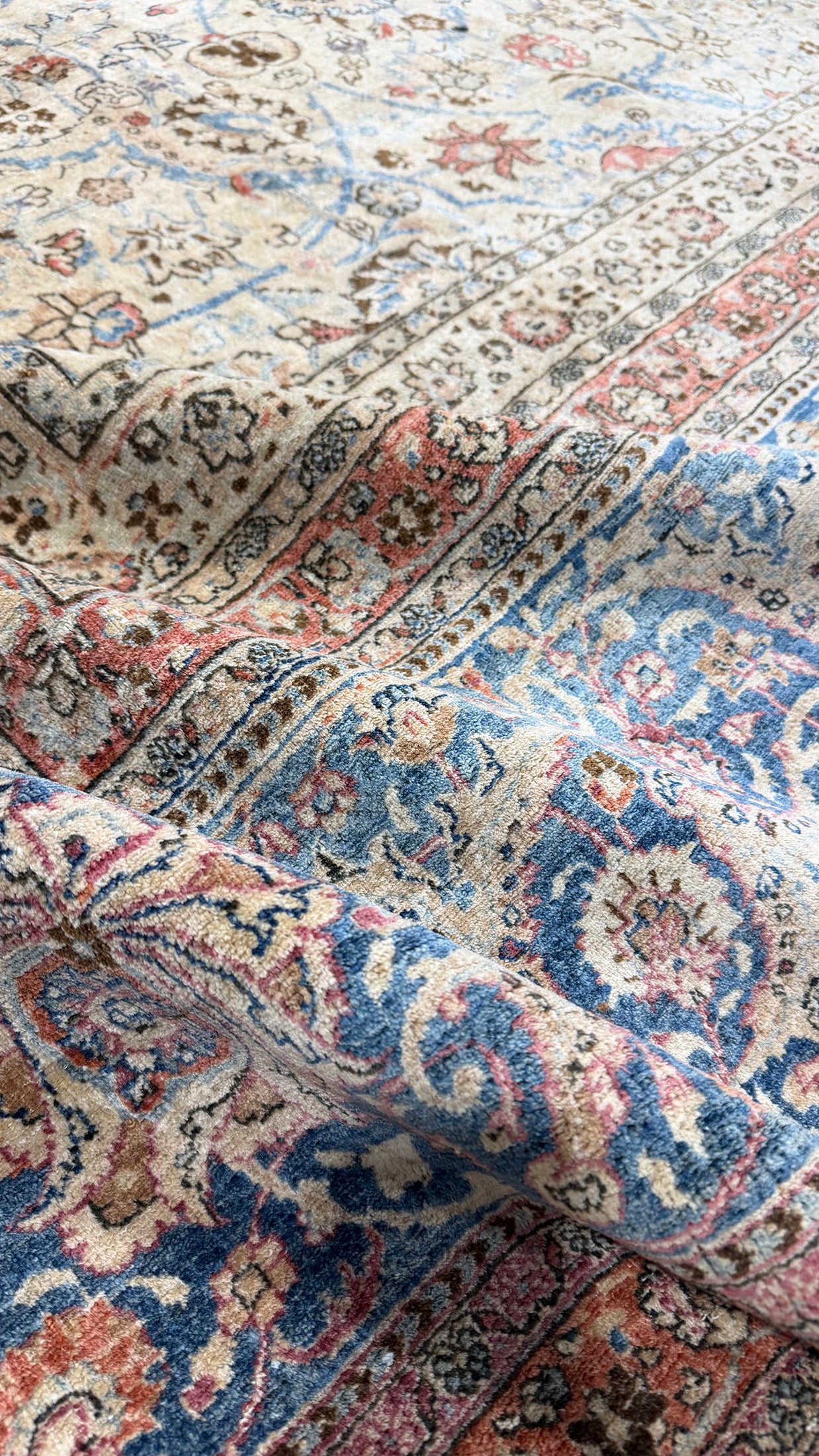 Antique Persian Mashad Signed by Amoghli