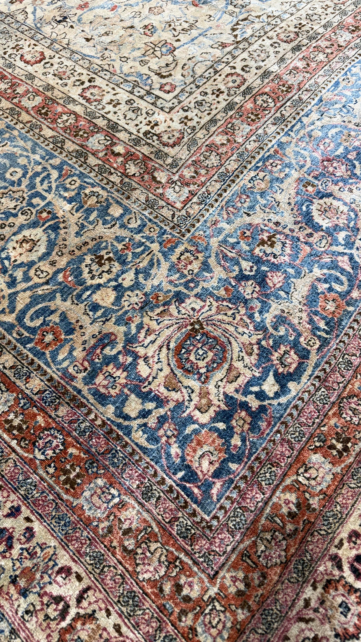 Antique Persian Mashad Signed by Amoghli
