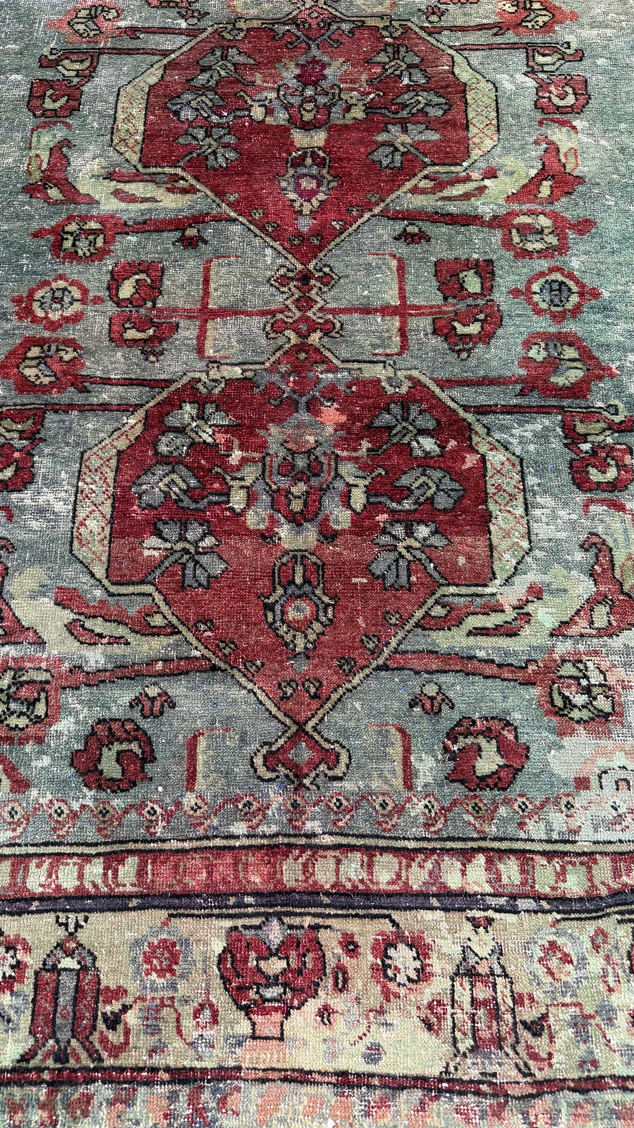 Overdyed Vintage Turkish Rug