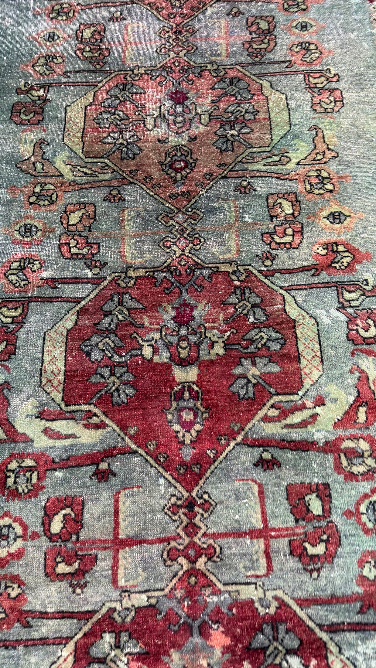 Overdyed Vintage Turkish Rug