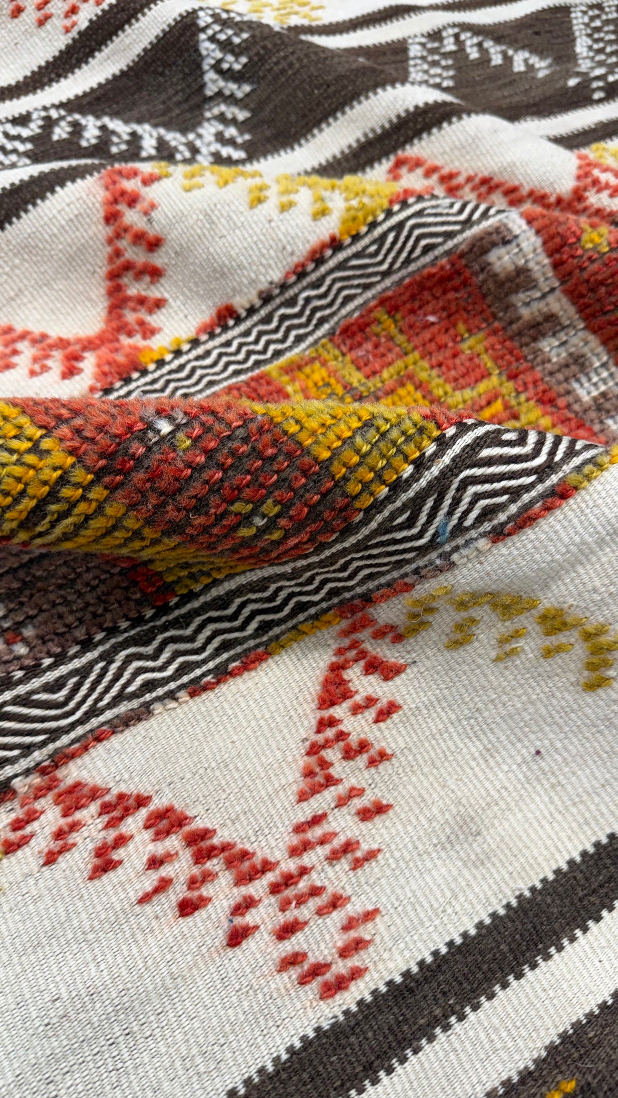 Antique Moroccan Taznakht Kilim