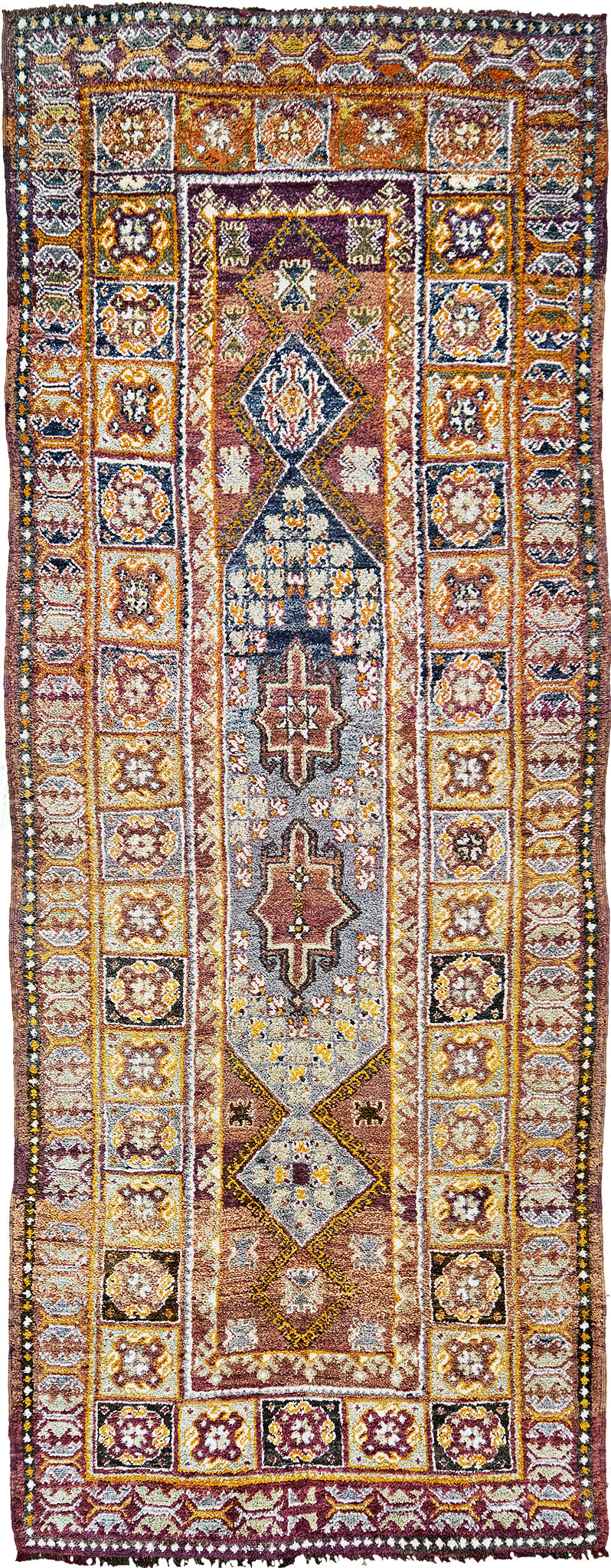 Antique Moroccan Glaoui High Atlas Runner