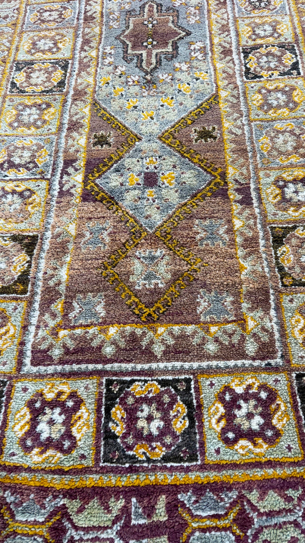 Antique Moroccan Glaoui High Atlas Runner