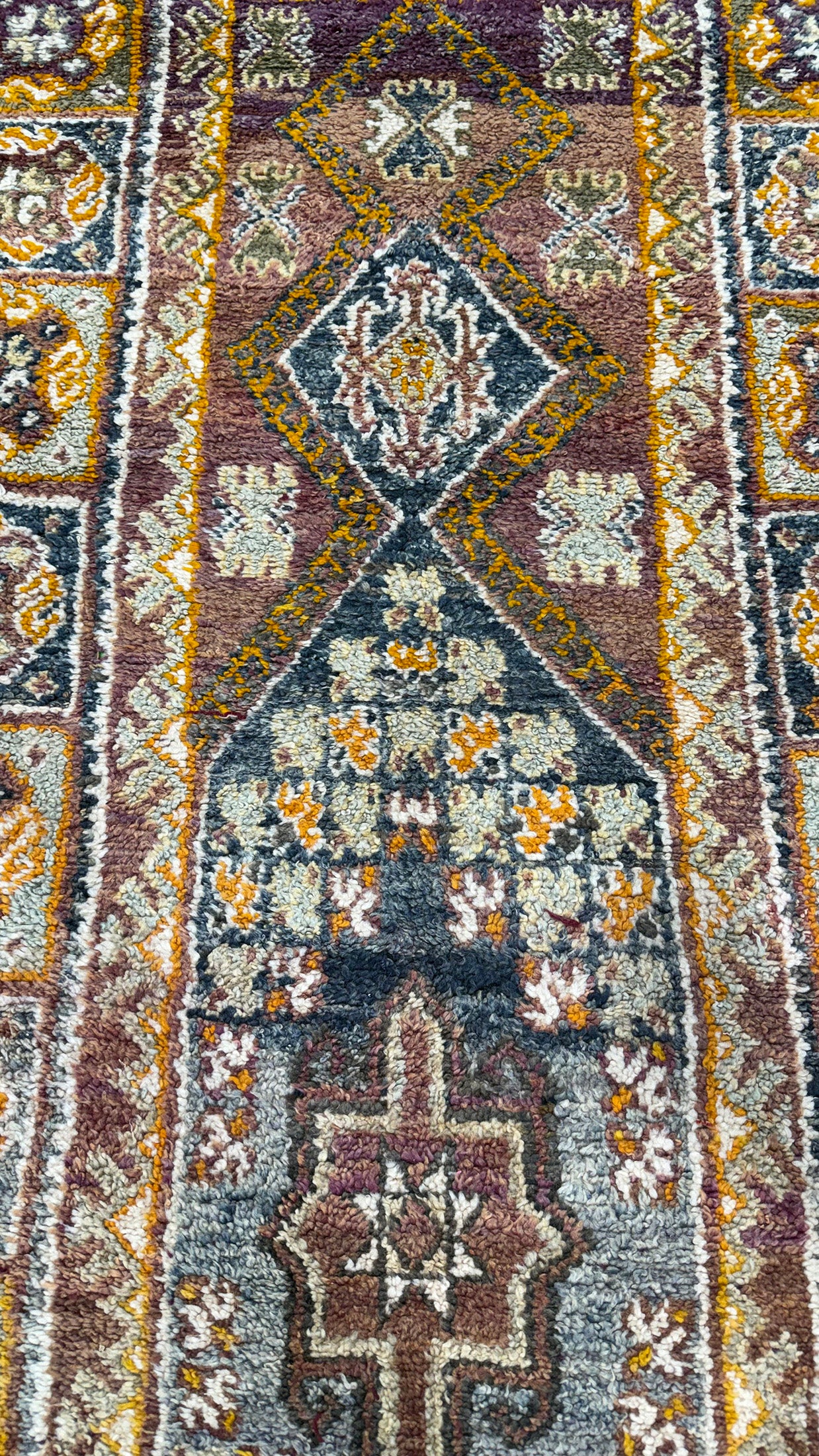 Antique Moroccan Glaoui High Atlas Runner