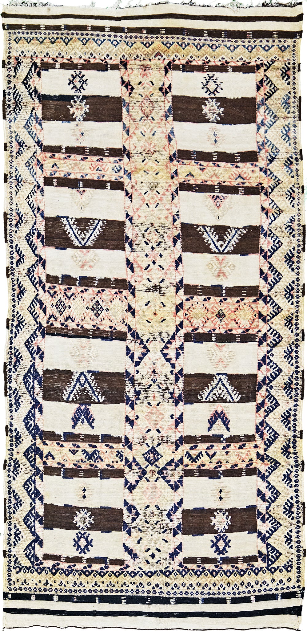 Antique Moroccan Taznakht Kilim Runner