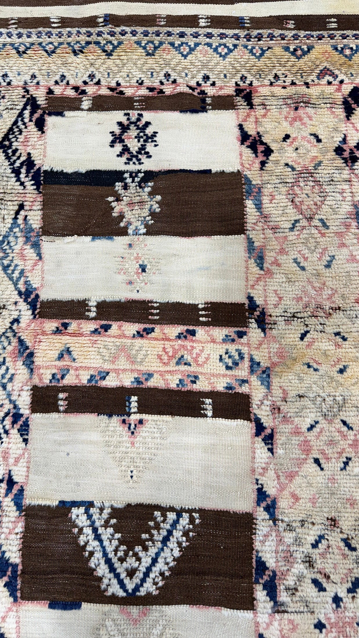 Antique Moroccan Taznakht Kilim Runner