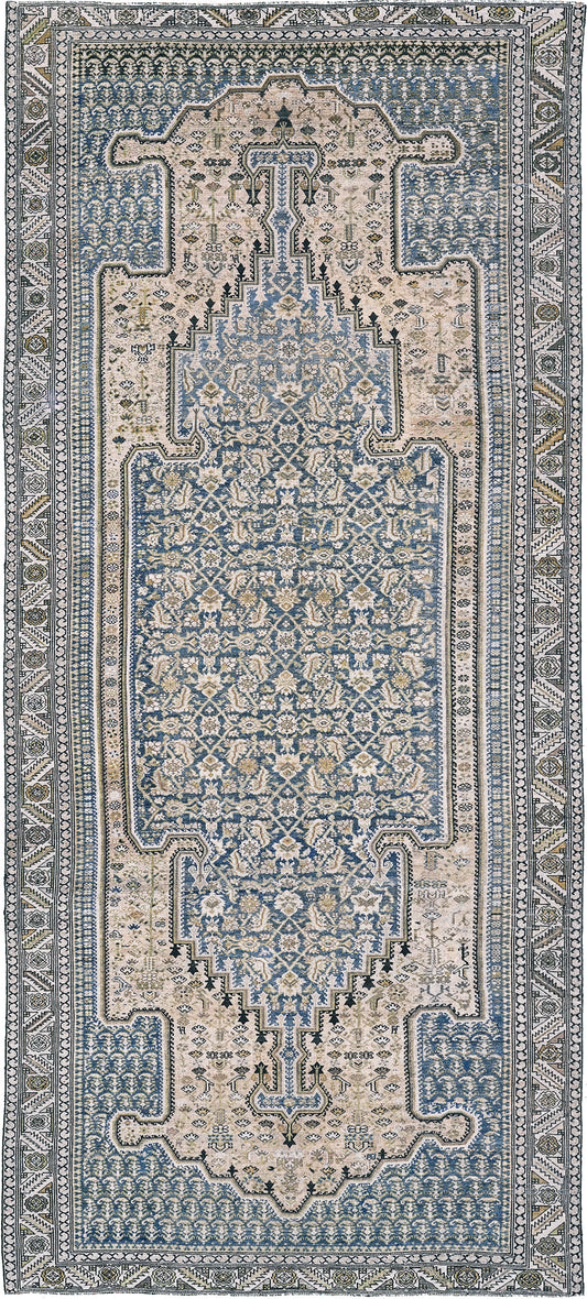 Antique Persian Malayer Gallery Size Runner