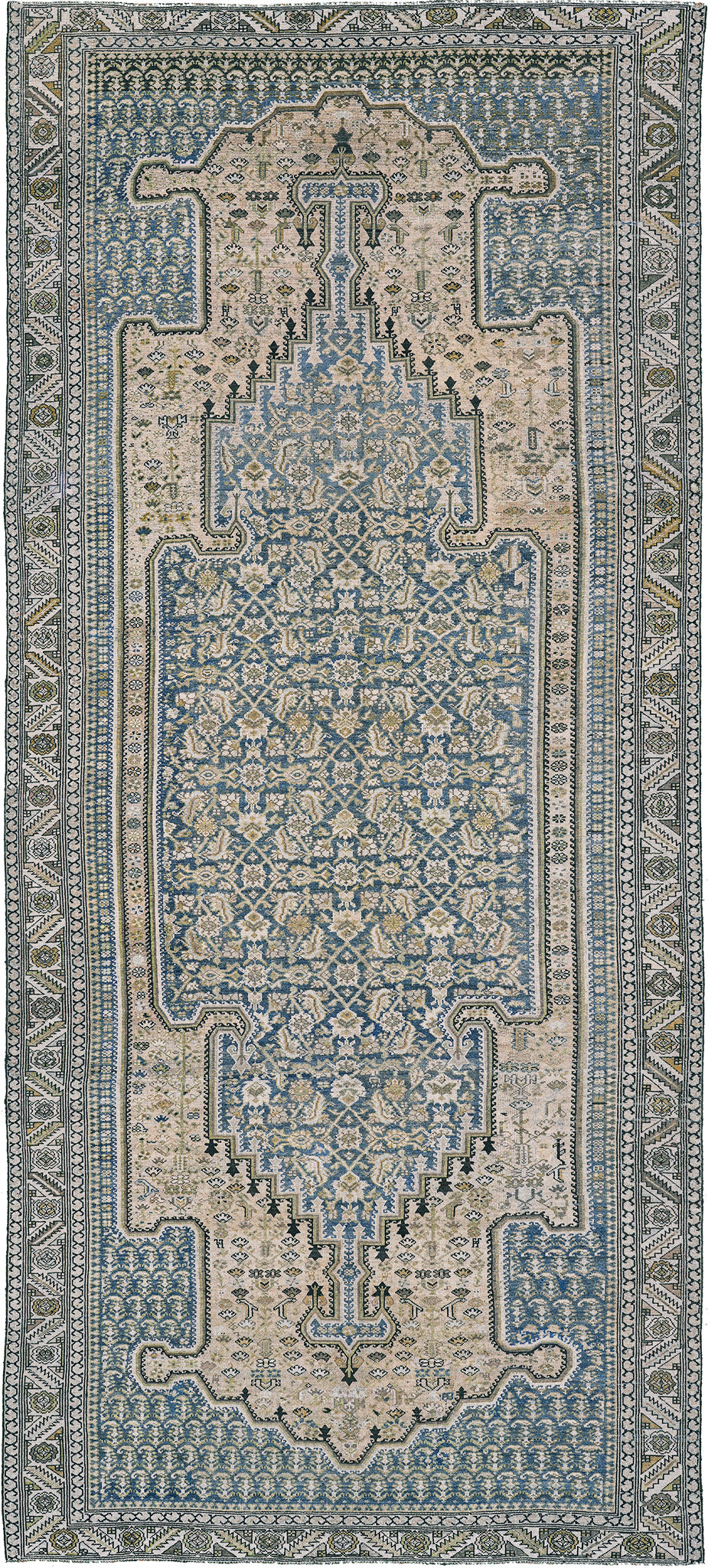 Antique Persian Malayer Gallery Size Runner