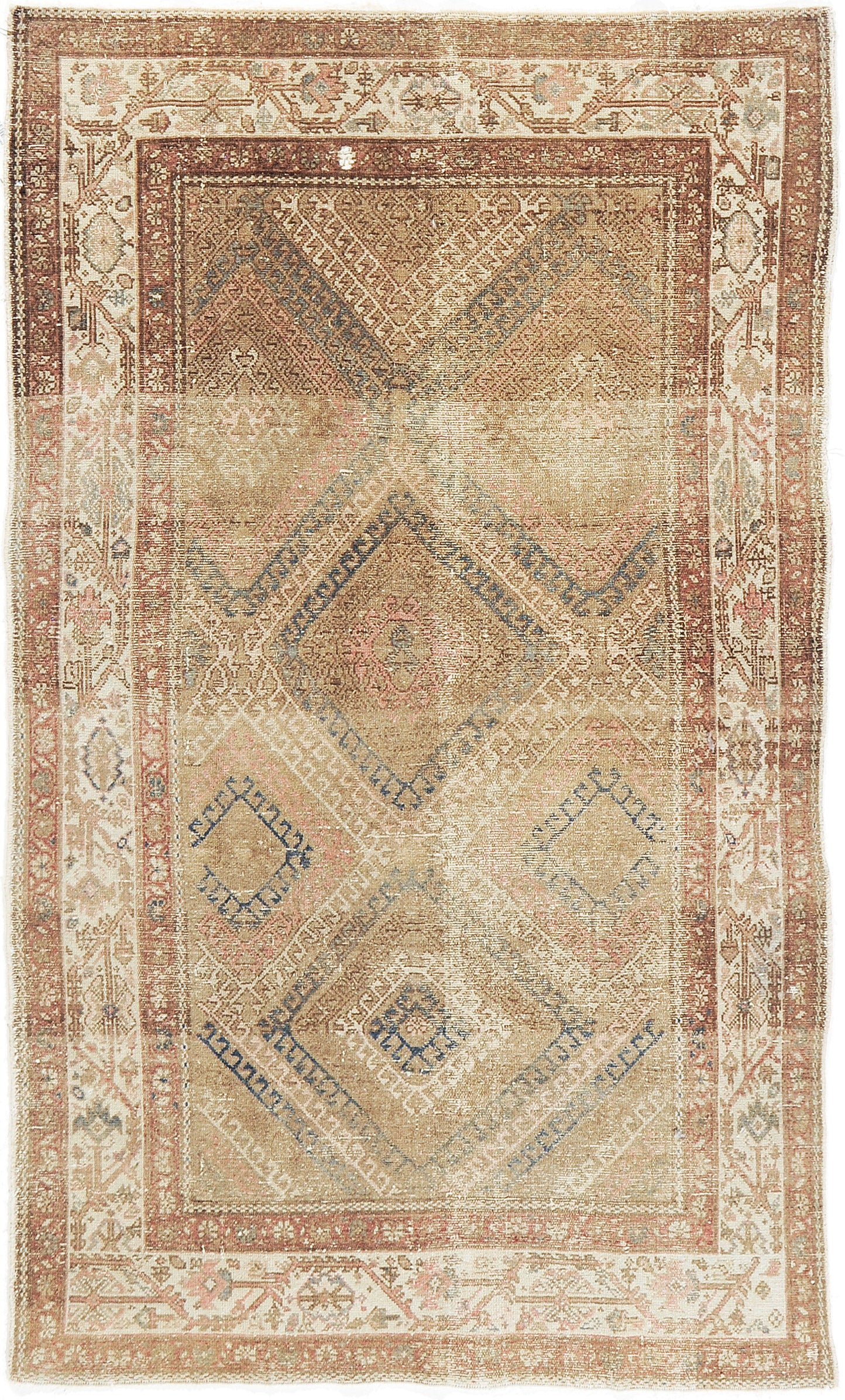 Antique Persian Malayer Rug 55417