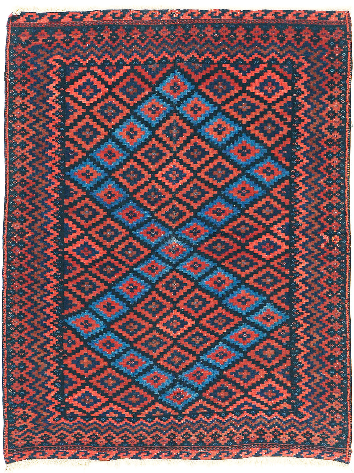 Persian Rug 3020 Persian Kilim Kordi Design Flat Weave Rug 55403