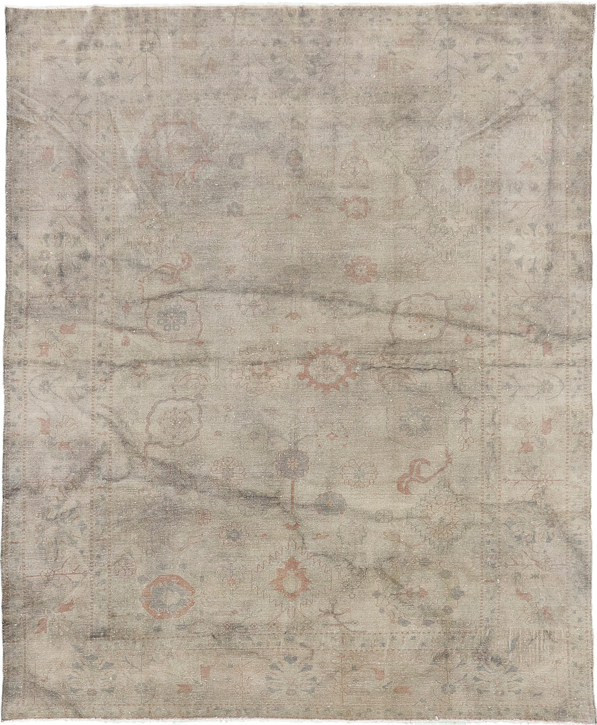 Overdyed Egyptian Revival Rug - artisan revival weave - one-of-a-kind handmade area rug