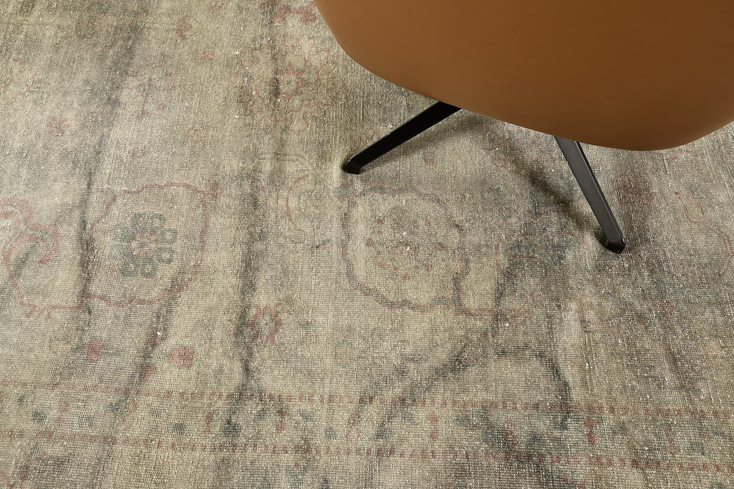 Overdyed Egyptian Revival Rug