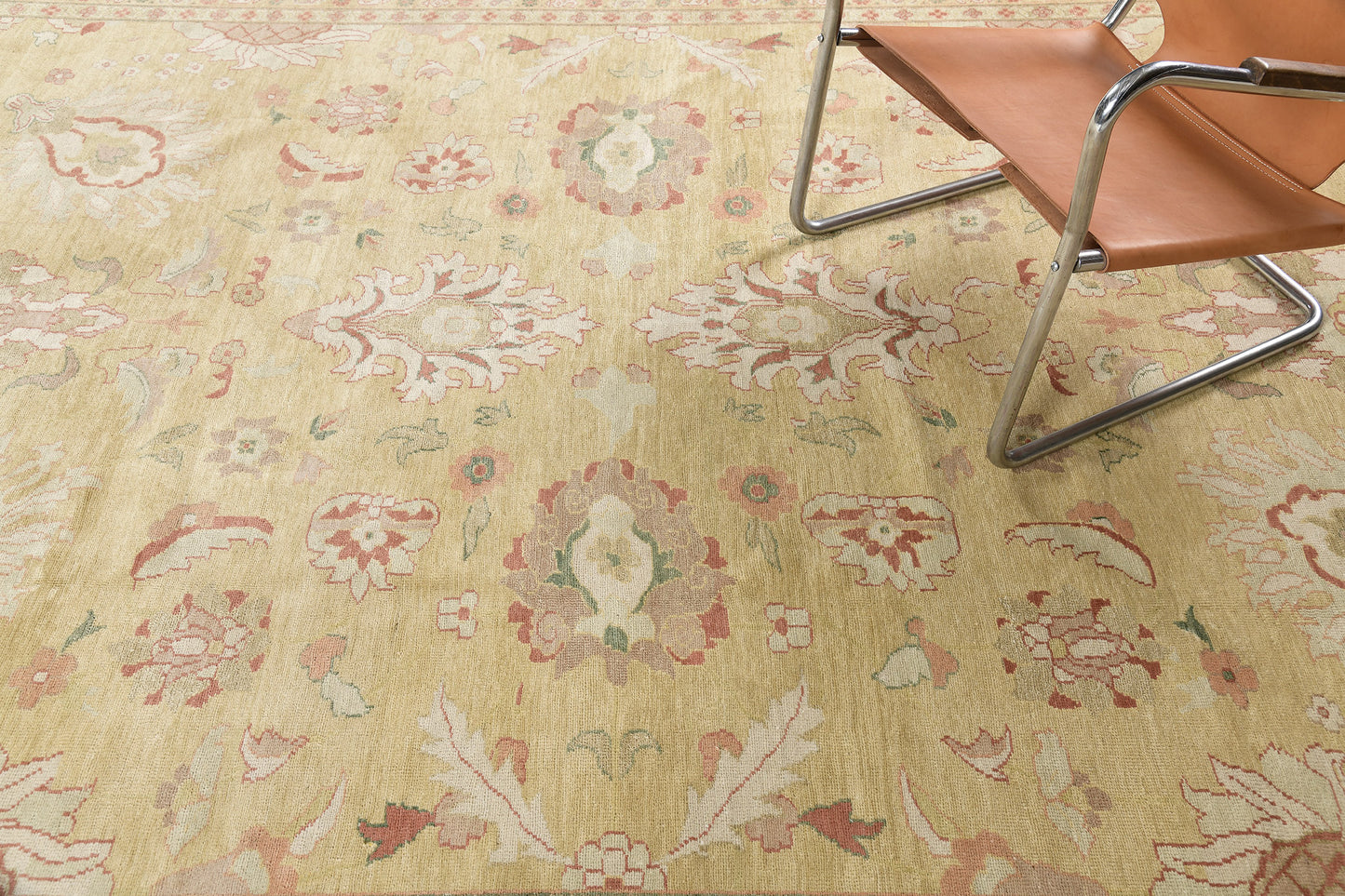 Egyptian Sultanabad Design Revival Rug