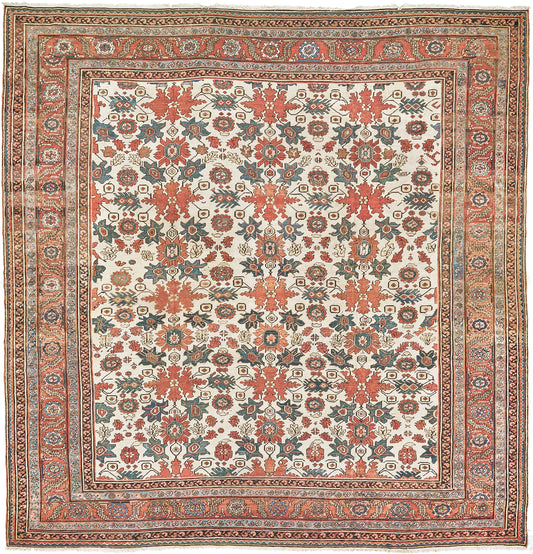 Persian Rug 135 Antique Persian Bakhshaish Rug Square Rug 57269