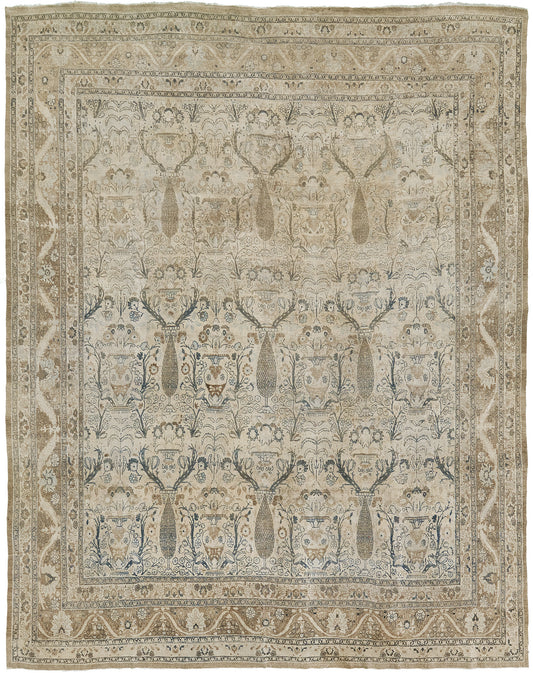 Antique Persian Tabriz Hadji Jalili Style Rug 57436