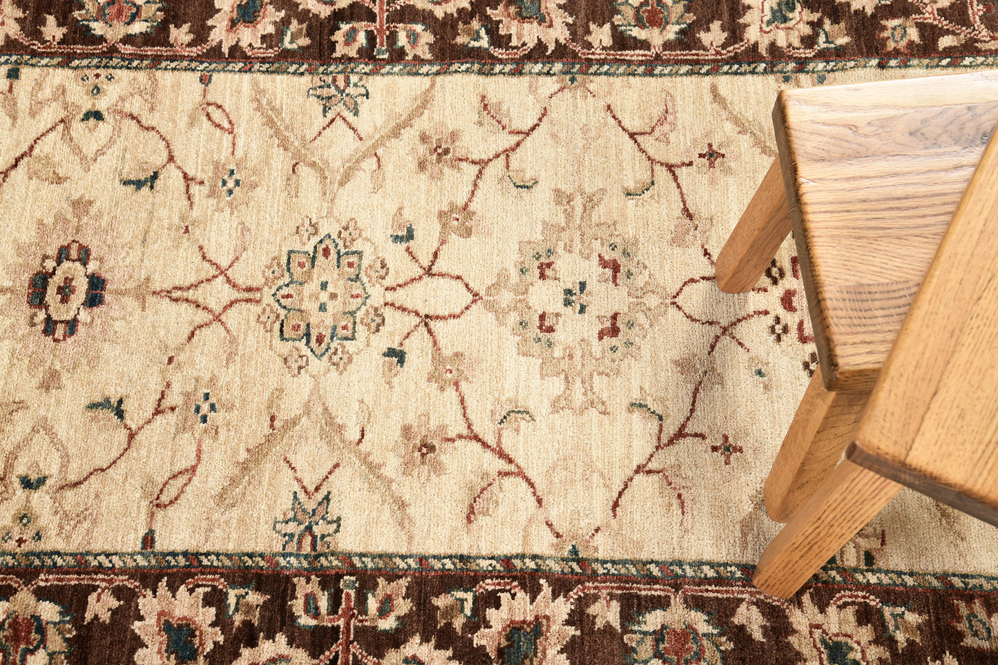 Natural Dye Sultanabad Design Runner Divine