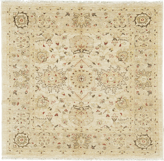 Natural Dye Zigler Revival Square Rug