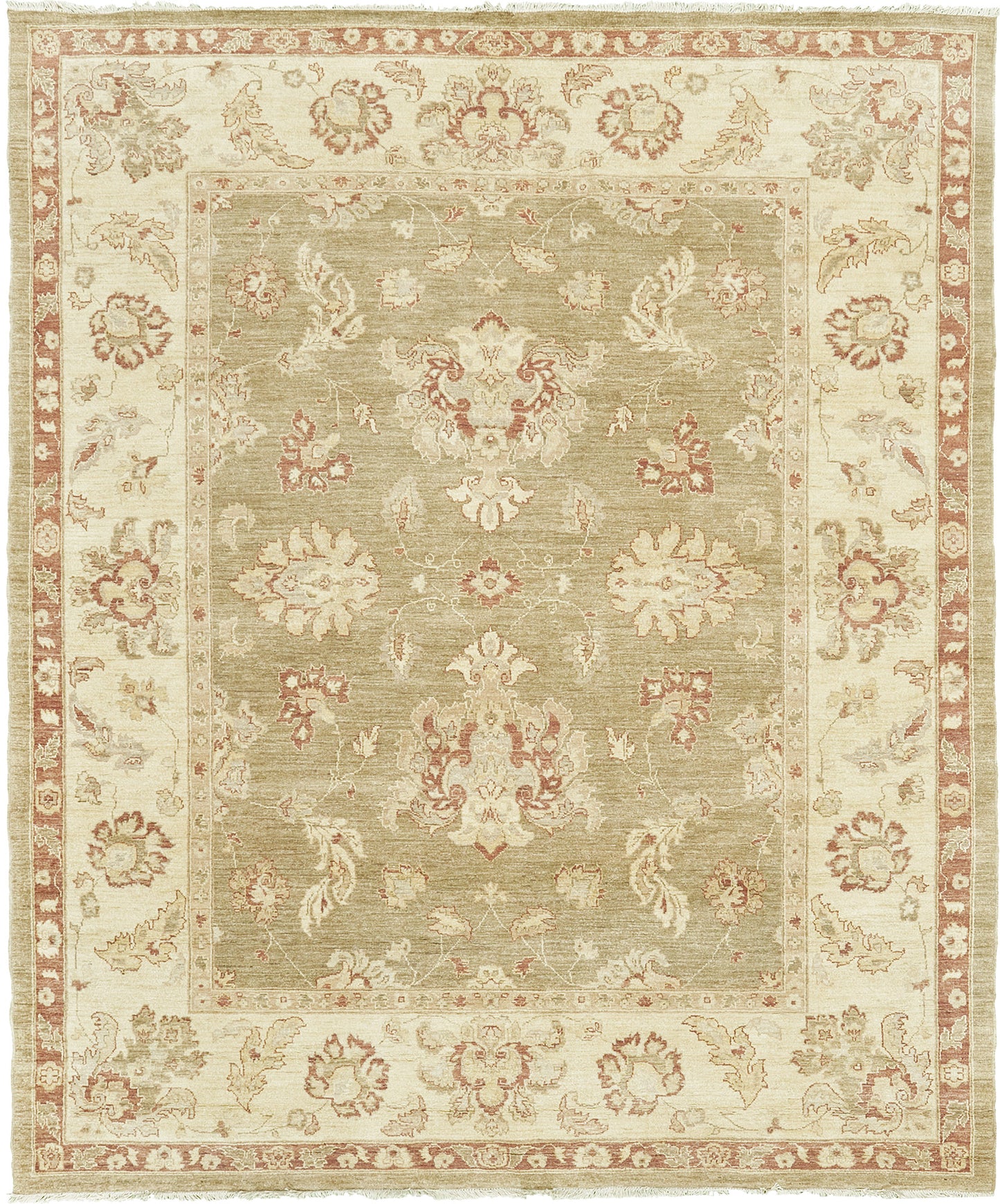 Natural Dye Oushak Revival Rug