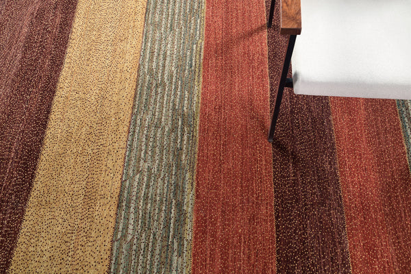 Natural Dye Contemporary Design Mondrian Collection - overhead flat lay view (3)