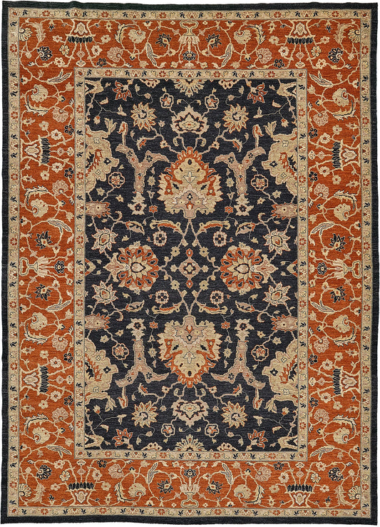 Natural Dye Sultanabad Style Rug D5228 Divine