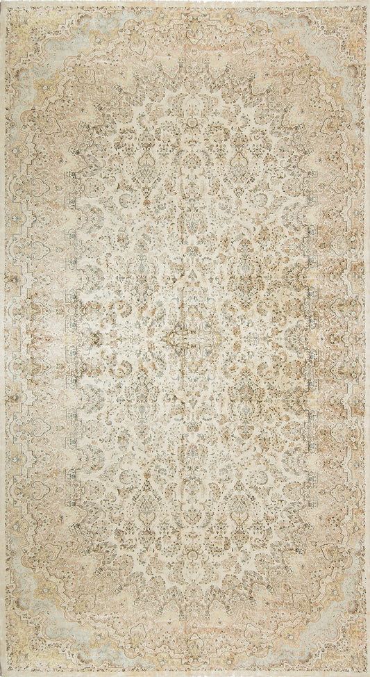 Persian Rug 3741 Vintage Persian Kerman Rug 59652