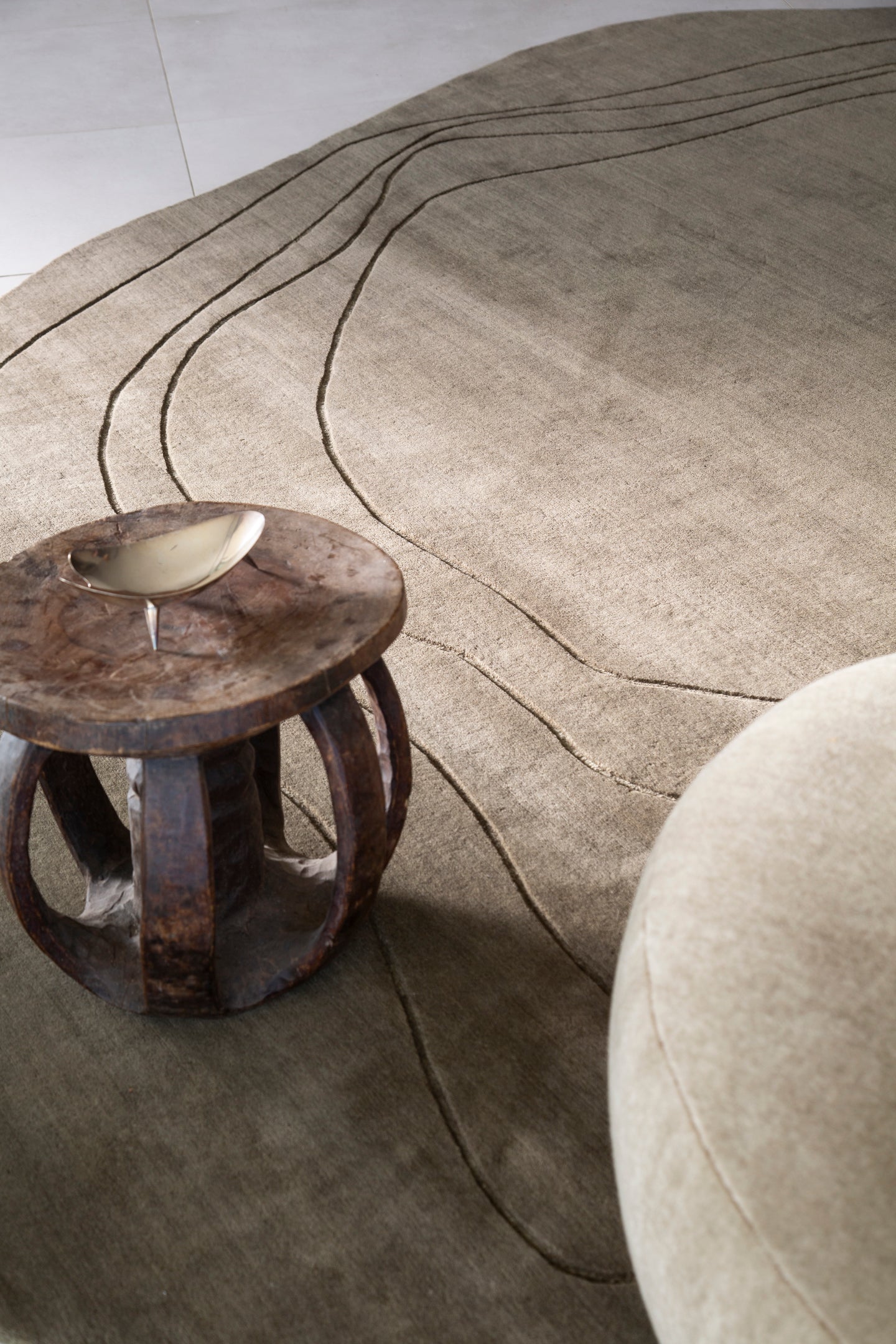 Aalto.02 by Jenni Lauri, Olive - styled in room setting